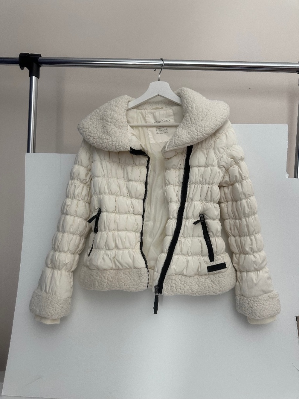 Calvin Klein off white jacket size S